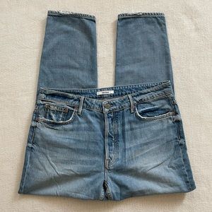 GRLFRND High Rise Women Jeans in Light Blue